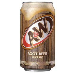 Soft Drink-A&W Root Beer, bevanda analcolica alla radice di birra da 355 ml