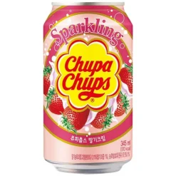 Soft Drink-Chupa Chups Strawberry, bevanda alla fragola da 345ml