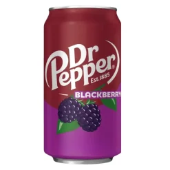 Soft Drink-Dr Pepper Blackberry, bevanda gassata al gusto di mora da 355ml