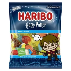 Caramelle Gommose E Morbide-Haribo Harry Potter, caramelle al gusto di frutta e cola da 160g