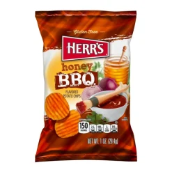 Patatine E Chips-Herr's Honey BBQ, confezione di patatine da 28g