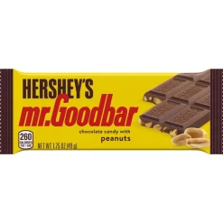 Snack Al Cioccolato-Hershey's Mr.Goodbar, barretta al cioccolato e arachidi da 49g