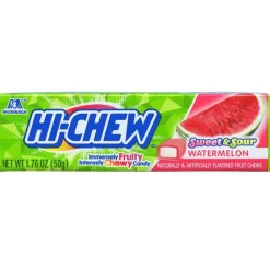 Gomme-Hi Chew Hi-Chew Watermelon, chewing gum all'anguria da 50g