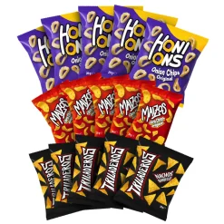 Patatine E Chips-American Uncle Honions & Friends Mini, 5 Honions 20g + 5 Maizos da 30g + 5 Triladeros da 30g