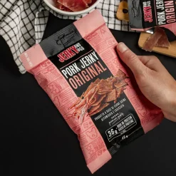 Carne Secca-Jerky and Go Pork Jerky Original, carne secca di maiale da 45g
