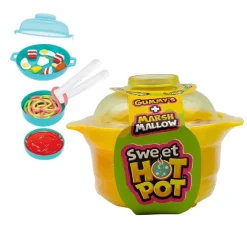 Caramelle Gommose E Morbide-Jhonny Bee Johny Bee Sweet Hot Pot, caramelle al gusto di frutta con gelatina da 48g