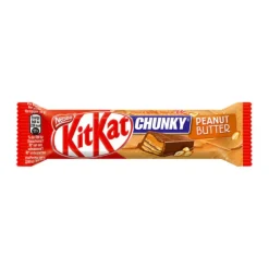 Snack Al Cioccolato-Kit Kat Chunky Peanut Butter, barretta wafer al cioccolato con burro d'arachidi da 42g