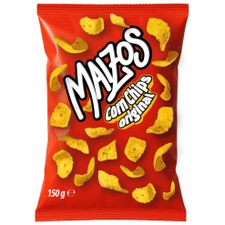 Patatine E Chips-Maizos Corn Chips Original, chips di mais nel gusto original da 150g