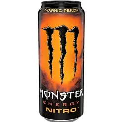 Energy Drinks-Monster Energy Nitro Cosmic Peach, energy drink al gusto di pesca da 500ml