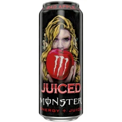 Energy Drinks-Monster Juiced Bad Apple, energy drink al gusto di mela da 500ml