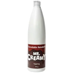 Creme Spalmabili E Topping-Mr. Creamy Cioccolato Fondente Topping, topping al cioccolato fondente da 900g