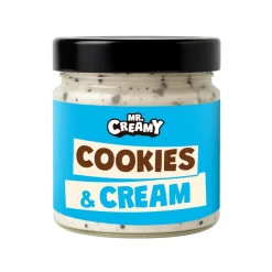 Creme Spalmabili E Topping-Mr. Creamy Cookies & Cream, crema spalmabile Cookies & Cream da 200g