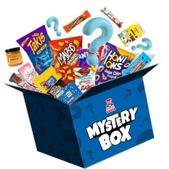 🍪 Mystery Box-American Uncle Mystery box XXL da 80 prodotti, scatola a sorpresa con snack dolci, salati e bevande da tutto il mondo