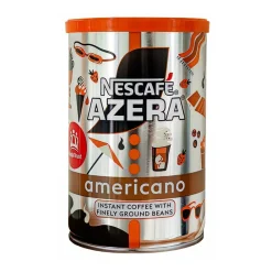 Preparati In Polvere Per Bevande-Nescafe Azera Americano, caffè solubile con caffè torrefatto macinato finemente da 90g