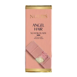 Snack Al Cioccolato-Noesis Angel Hair, cioccolato Ruby ripieno di pismaniye al melograno e crema di pistacchio da 75g