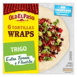 Bun & Tortilla-Old El Paso Tortillas Wrap, 6 tortillas da 350g