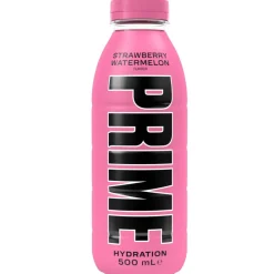 Hydration-Prime Hydration Strawberry Watermelon, bevanda aromatizzata al gusto di fragola e anguria da 500ml