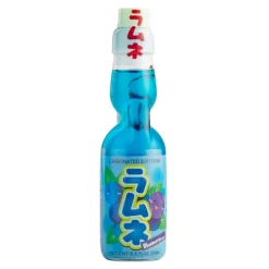 Soft Drink-Ramune Blueberry Soda, bevanda giapponese al gusto di mirtillo da 200ml