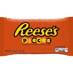 Snack Al Cioccolato-Reese's Pieces, confetti al cioccolato e burro d'arachidi da 43g