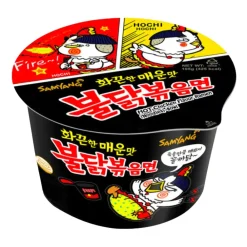 Pasta, Riso E Noodles-Samyang Buldak Hot Chicken Flavor Ramen Big Bowl, noodle piccanti da 105g