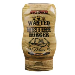 Salse E Condimenti-Top Food Western Burger Sauce Deluxe, salsa a base di maionese con pomodoro e nota affumicata da 260g