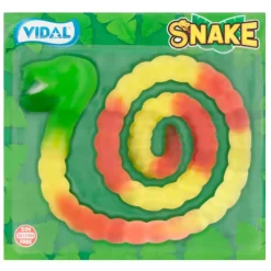 Caramelle Gommose E Morbide-Vidal Snake Jelly, caramella gommosa dalla forma di serpente da 66g