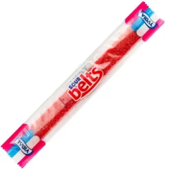 Caramelle Gommose E Morbide-Vidal Sour Belts Strawberry, caramella al gusto aspro di fragola da 9g