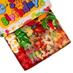 🍒🐻 Wunnie - La Candy Box-Wunnie box “Happy Birthday”, la Candy box da comporre con le caramelle gommose preferite del festeggiato - 1 kg