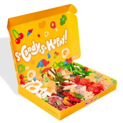 🍒🐻 Wunnie - La Candy Box-Wunnie box "Smile", scatola di caramelle gommose da comporre con i tuoi gusti preferiti - 1 kg