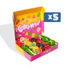 🍒🐻 Wunnie - La Candy Box-Wunnie box "So Candy, So Happy", 5 scatole di caramelle gommose in gusti assortiti da 480g