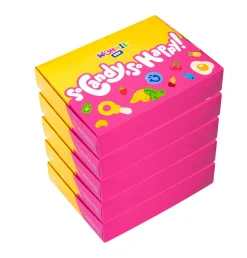 🍒🐻 Wunnie - La Candy Box-Wunnie box "So Candy, So Happy", 5 scatole di caramelle gommose in gusti assortiti da 480g