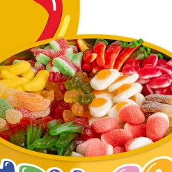 🍒🐻 Wunnie - La Candy Box-Wunnie Bucket, latta di caramelle gommose da comporre con i tuoi gusti preferiti - 3 kg