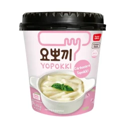 Pasta, Riso E Noodles-Yopokki Carbonara Topokki, topokki in tazza al gusto di carbonara da 120g